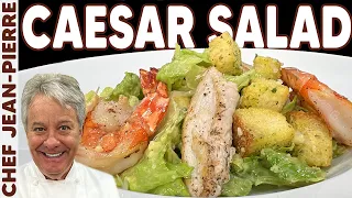 How to Make Caesar Salad From SCRATCH | Chef Jean-Pierre