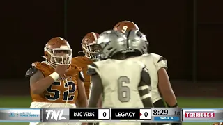 PALO VERDE PANTHERS VS LEGACY LONGHORNS 1ST HALF 2023 FOOTBALL