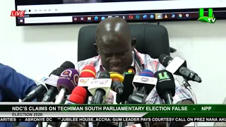 'NDC’s Claims On Techiman South Parliamentary Election False'    -NPP