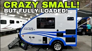 CRAZY COMPACT Fully Equipped RVs! ASCAPE Teardrop and A-Frame RVs