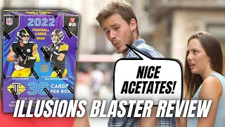 The BEST retail football product for budget collectors? - 2022 Illusions Football Blaster Review!