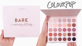 Colourpop Bare Necessities Eyeshadow Palette Review + Swatches