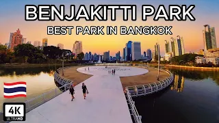 🇹🇭 4K 🇹🇭 BEST PARK IN BANGKOK - Benjakitti Forest Park | Walking Tour 2023