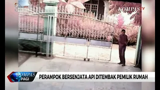 Perampok Bersenjata Api Ditembak Pemilik Rumah