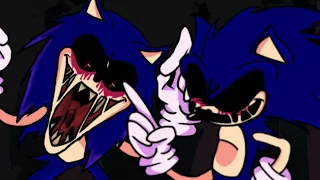 You Can't Run but it's Sonic.EXE Vs Himself [Friday Night Funkin' VS SONIC.EXE (My Version)