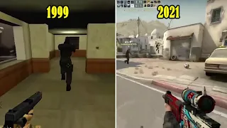 Evolution Games Counter Strike 1999 to 2021 | Evolution Of Games 2021