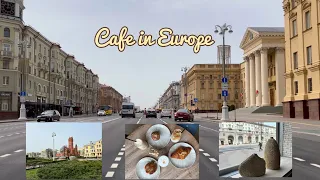 Cafe in street of Minsk will shock you 😱☕️| European street | things to do in Belarus 🇧🇾