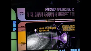 Star Trek : TNG - Enterprise Traveling 65 Light-Years Jacking into Transwarp Technology