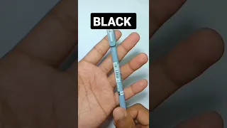 Best BLACK Gel Pen under 10 Rs 🔥 #penreview #youtubeshorts #writingmania