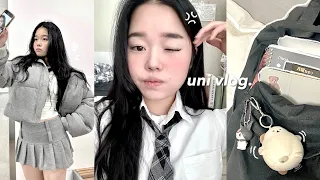 UNI VLOG🥨: Productive campus days, Le Sserafilm workout, Projects, moving to Tokyo?