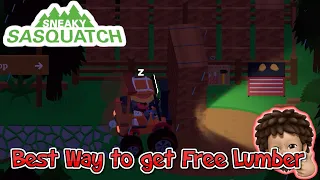 Sneaky Sasquatch - Best Way to get Free Lumbers