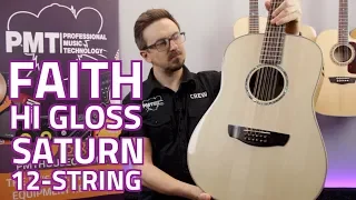 Faith Hi Gloss Saturn 12 String Dreadnought Acoustic - Review & Demo