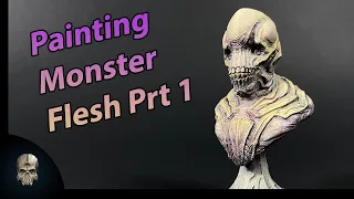 How to Paint: Monster Flesh on Miniatures Part 1