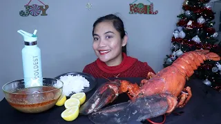 15 Lbs lobster / whole lobster Mukbang /eating big lobster