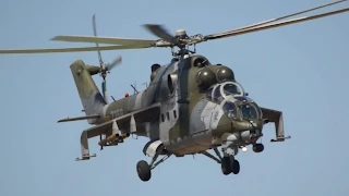 Mil Mi-24V Czech Air Force flying Display RIAT 2015 AirShow Sunday