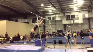 1st Place Xcel Gold Bar Routine | Regionals |