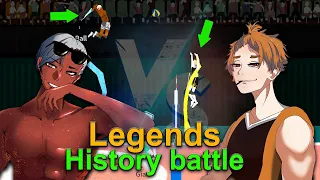 The Spike. Volleyball 3x3. OASIS vs Nishikawa. History battle. Legends of S Rank