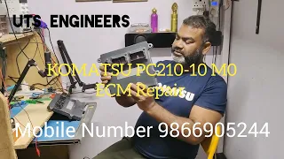 #KOMATSU PC210-10 MO Engine ECM Repair 🔥🔥🔥 complete video