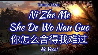 Ni Zhe Me She De Wo Nan Guo 你这么舍得我难过 - No Vocal