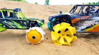 RC Cars Hand Made Tires VS 3D Print Tires | Sans Storm, Water SPA, CAR-Boat WlToys | Wilimovich Live