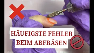 Nägel Abfräsen. Bitte vermeidet DIESE Fehler!