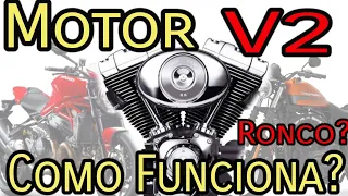 Motores V2 - Funcionamento e roncos explicados, ângulos, tipos e aplicações Harley, Ducati - V-twin