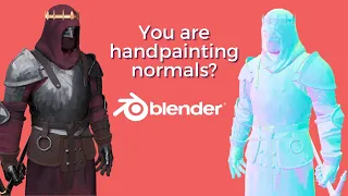 3d paintings in blender! My two cents on hand-painting normal maps.