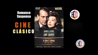 Gary Cooper 🍿 A Capa y Espada (Romance - Suspenso ) En HD