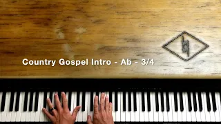 Country Gospel Intro - Ab - 3/4