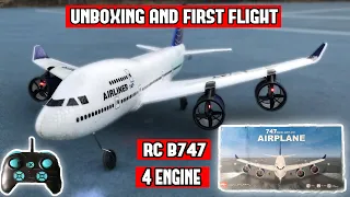 🔥🔥 RC BOEING 747-400 UNBOXING & FIRST FLIGHTS