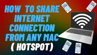 How to share internet connection from any mac? (Hotspot) - [Hindi] ✅