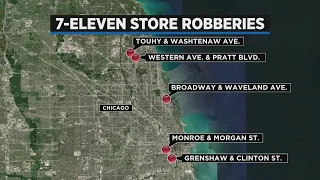 Multiple 7-Eleven stores robbed overnight across Chicago