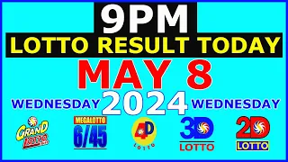 Lotto Result Today 9pm May 8 2024 (PCSO)