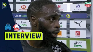 Interview de fin de match : OLYMPIQUE DE MARSEILLE - LOSC LILLE (1-1)  / 2020-2021