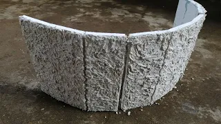 The easiest way to make gypsum brick tiles at home yourself