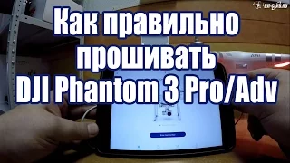 Как правильно прошивать DJI Phantom 3 Pro/Adv