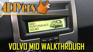 Volvo C30 S40 V50 C70 MID WalkThrough Radio Climate Control Vehicle Information