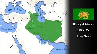 History of Safavid Empire (1500 - 1736) | Every Month