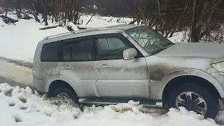 Приключения 1-го января и Офф-роуд на 3 и 4 Pajero