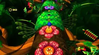 Sonic Lost World (Wii U): Silent Forest - Zone 1 - All Red Rings