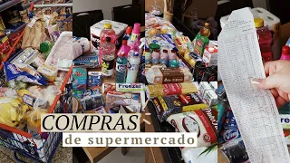 COMPRAS DO MÊS COMPLETA NO MERCADO *para duas pessoas e com valores* | Amanda Paduan