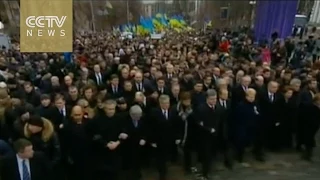 Ukrainians commemorate anniversary of Maidan killings