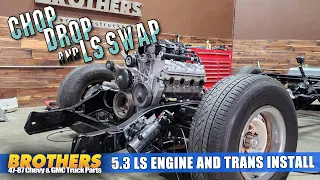 1965 C10 Chop/Drop & LS Swap - Part #4 - 5.3 LS Engine Install / Complete Makeover