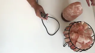 How to install setup Himalayan Rock Salt Lamp Switch Bulb