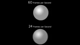 Balls: The difference between 24 fps vs 60 fps