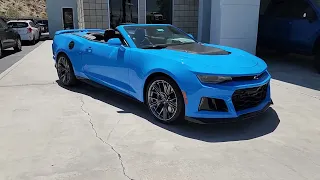 2023 Chevrolet Camaro ZL1 Rapid Blue @Jessupautoplaza.com