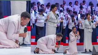 SEE HOW HER EXELLENCY THE FIRST LADY RACHEL RUTO CRIED AS SHE PRAYED FOR HER CHILDREN