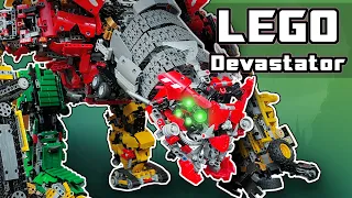 HUGE LEGO Transformers Devastator - A Look Into How It's Made