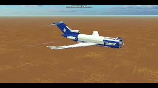 Boeing 727 crash test (Besiege)