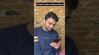 thoughts while scrolling instagram 😵‍💫😂🤔 #shorts #yogi_icon #instagram #viralvideo #comedy